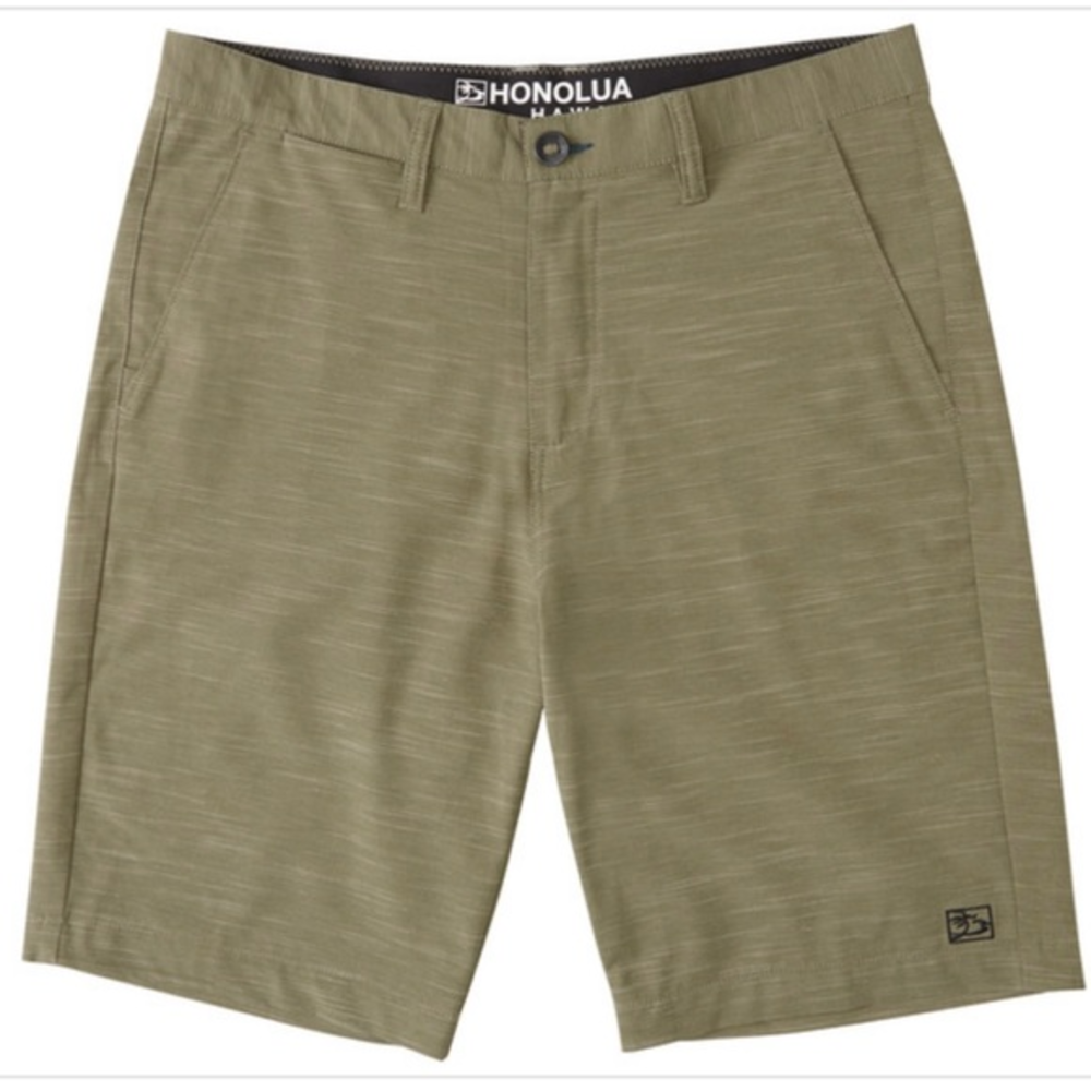 Honolua Surf Co Anchor Point Slub Shorts NWT‎ Men’s Size 28 Dark Khaki 8” Inseam